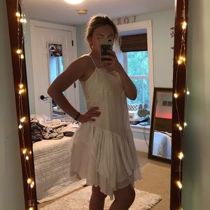 NWT Free People White Mini Dress